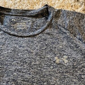 Under Armour Men's Blue Heather Short‎ Sleeve Tee